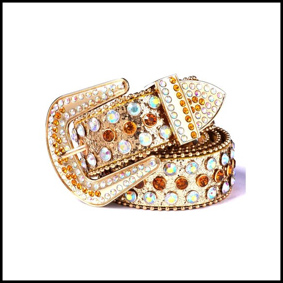 Rhinestone Western Belt Sparkly Y2K Vintage Cowgirl Cowboy Unisex Accessory main image 5